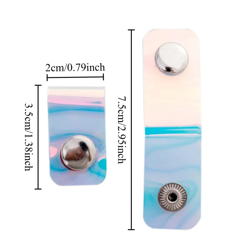 20pcs Laser Transparent Cable Clip Earphone Cord Data Cable Winder Protector Charger Cable Holder Buckles Organizer - view 4