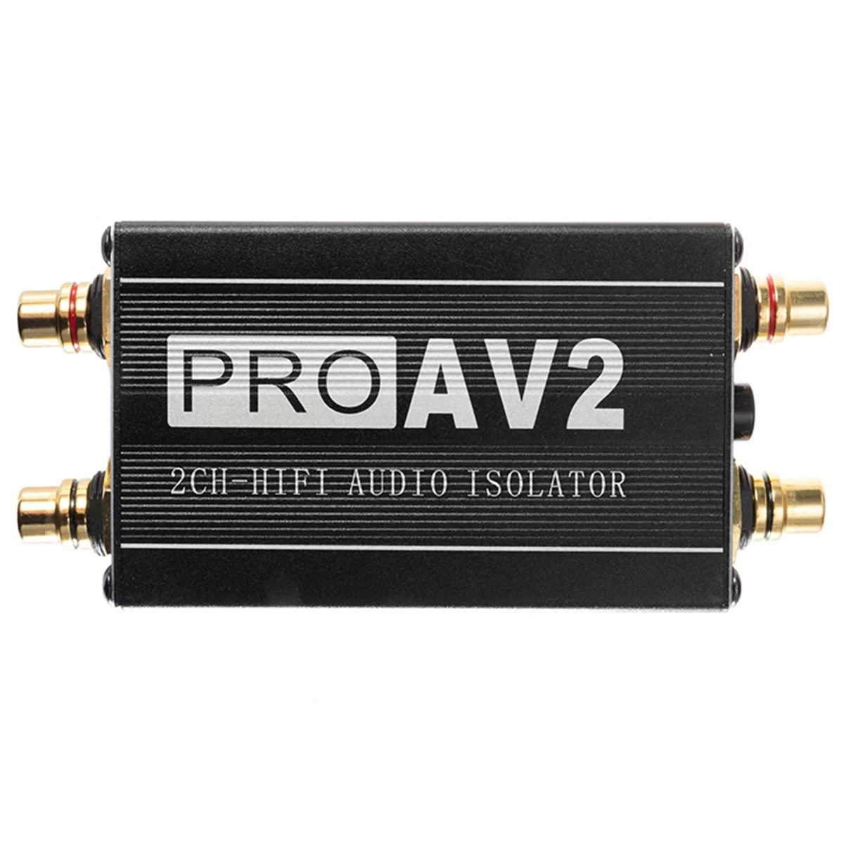 PRO AV2 2CH HiFi Audio Isolator Ground Loop Audio Isolator Audio Noise Filter RCA Noise Isolator Audio Signal Reducer