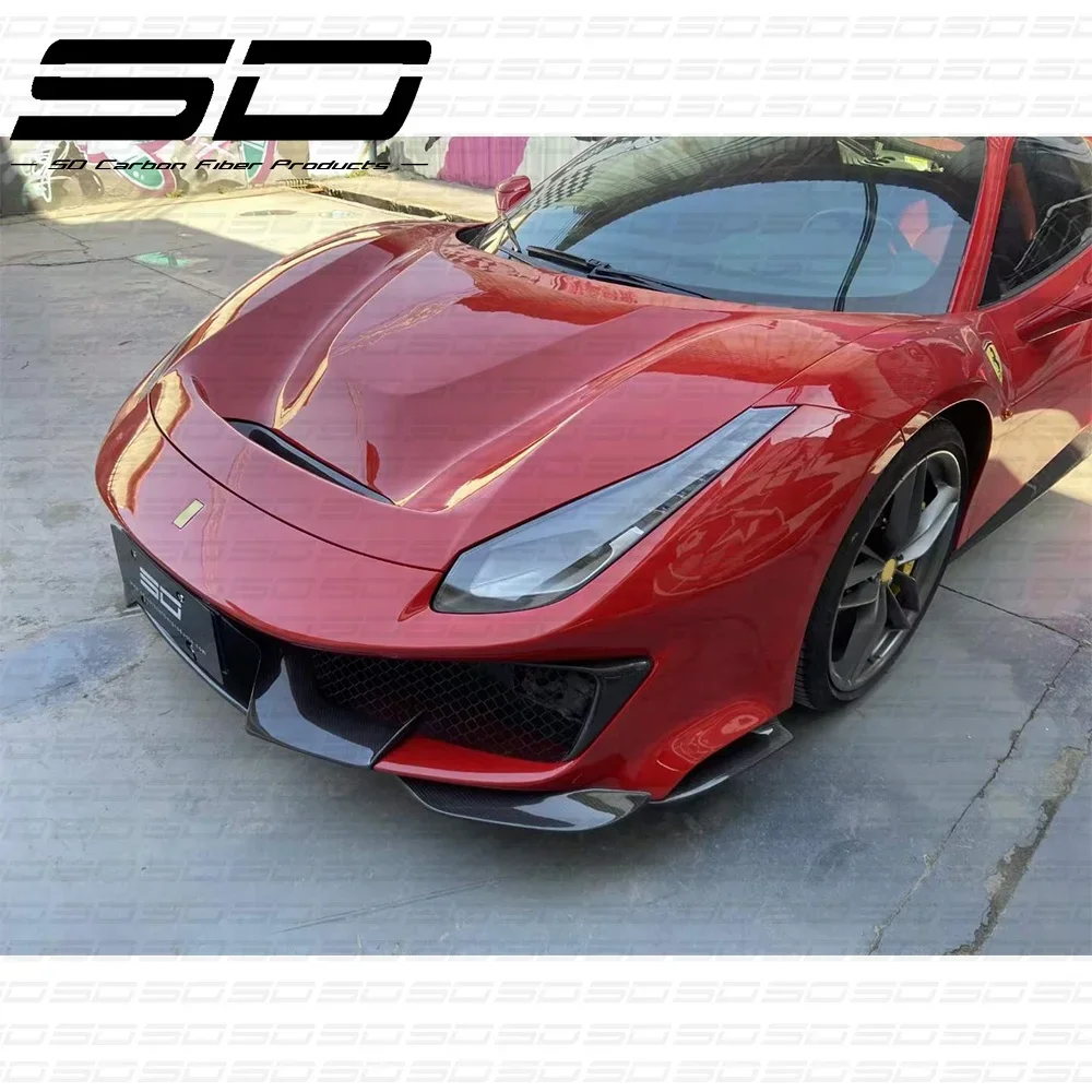 Carbon Fiber Full Set bodykit Car Accessories 488 P style Bodykit for Fe rra ri  488 GTB/Spider