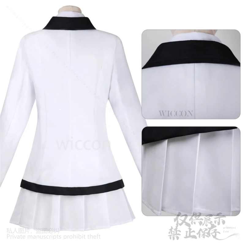 Ushio Noa تأثيري أنيمي لعبة الأرشيف الأزرق زي JK زي مدرسي فستان بحار لوليتا شعر مستعار للفتيات امرأة هالوين مخصصة