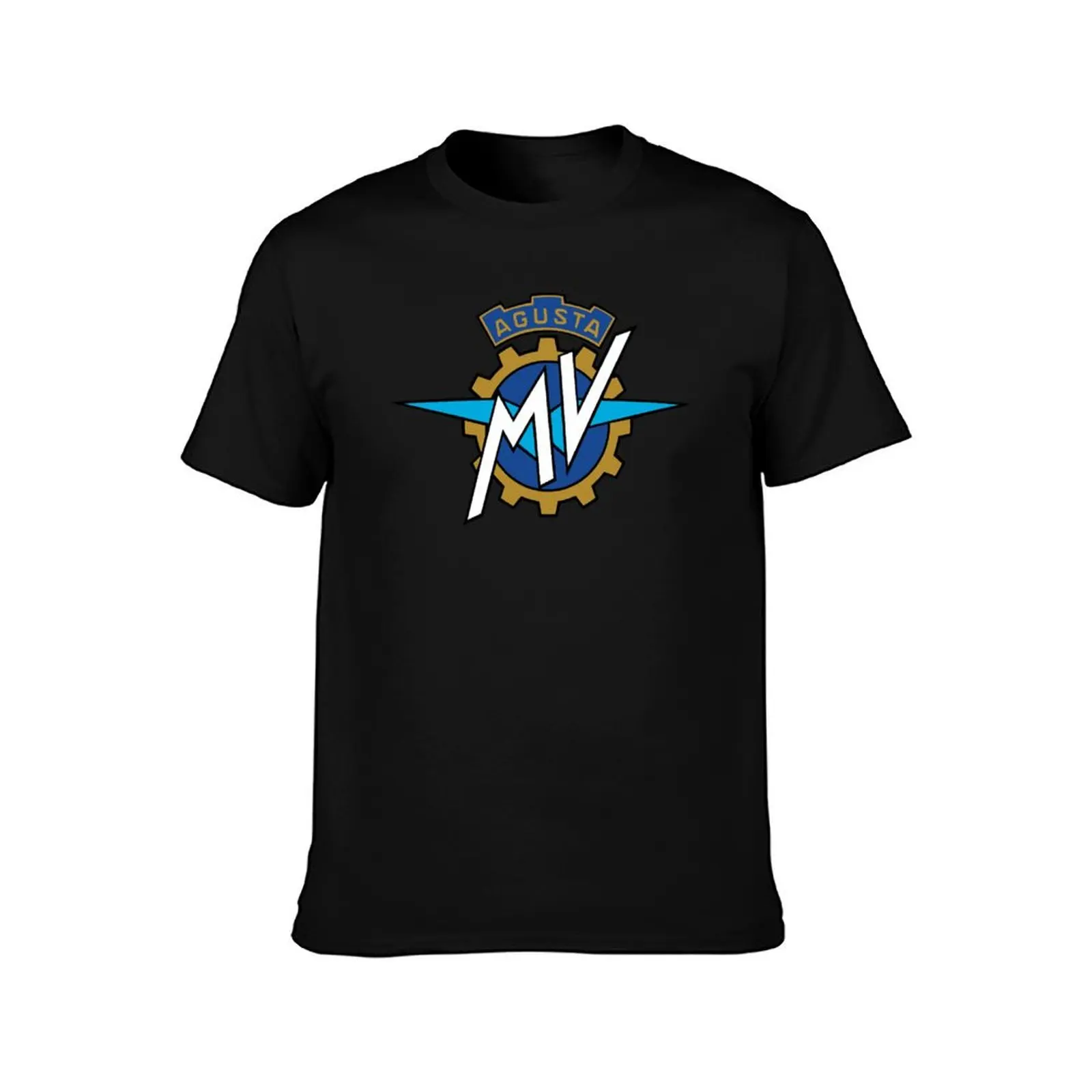 MV Agusta Motorcycle Logo T-Shirt Summer Casual Cotton Tee Oversized Streetwear Tops Vintage Graphic Print Unisex Men Women