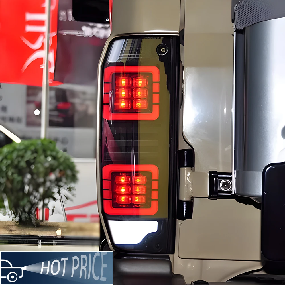 

Для Toyota Land Cruiser LC76 LC70 LC71 LC78 1976-2023 Автомобильный задний фонарь в сборе со светодиодной подсветкой и эффектом запуска