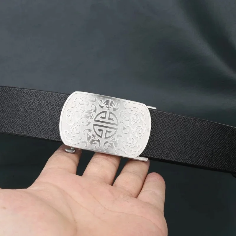 ceinture-en-cuir-de-vache-veritable-a-motif-palmier-noir-fabriquee-a-la-main-importee-d'italie-avec-une-couche-superieure-en-cuir-de-vache-et-une-boucle-en-acier-inoxydable-304