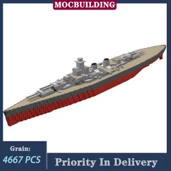 MOC Movie Battleship 1:350 Scale Model Building Block Set Large Ship CollectionToy Gift