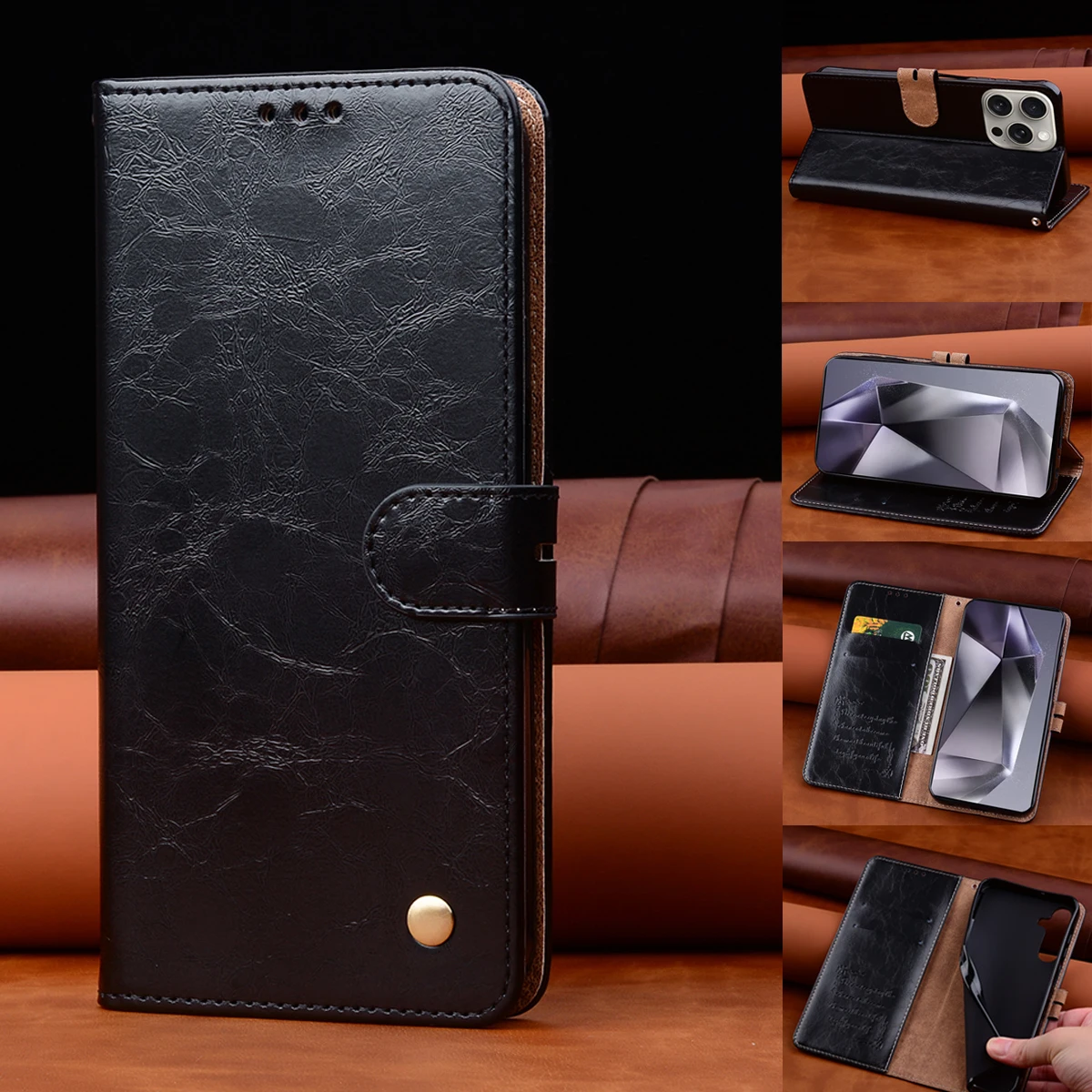 Leather Wallet Flip… - image