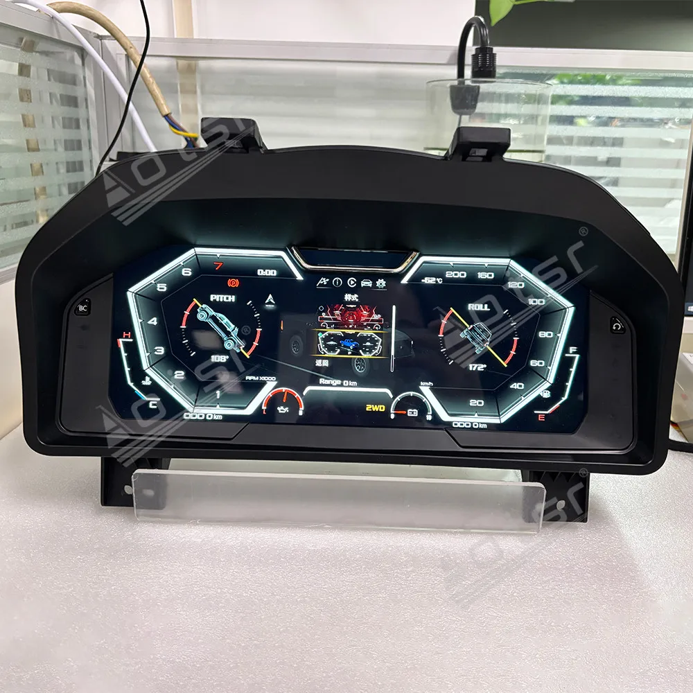 12.3 Inch LCD Digital Instrument Cluster For Dodge RAM 1500 2500 3500 2012-2018 Car Dashboard Speedometer Gauge Modified Panel