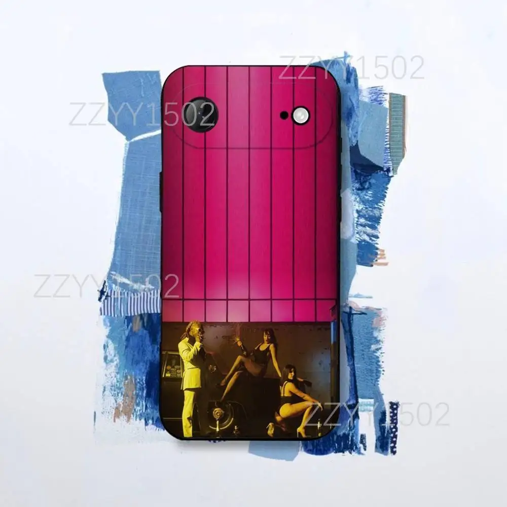 Casing HP Jokair Jok Travolta 2025 untuk iPhone 17,16,15,14,13,12,Pro,Max,Plus,E,SE4,Air,Mini Hitam Funda Shell