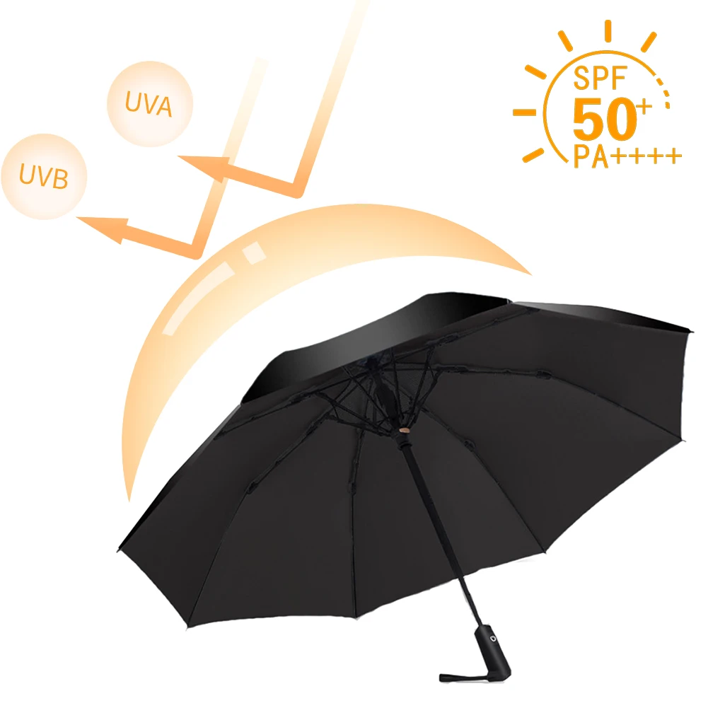 

Umbrella with Fan USB Rechargeable UV Protection Umbrella Multi-Function Foldable Umbrella for Fishing Golfing Travel