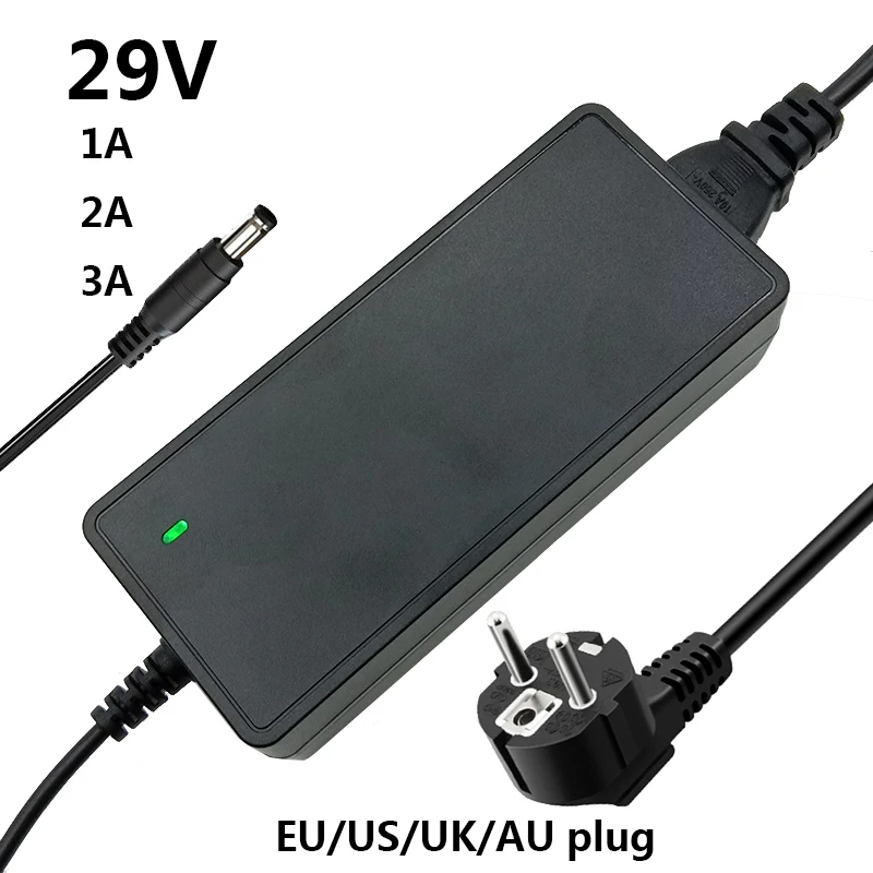 DC 29V 1A 2A 3A Armchair Power Supply 29v 2a AC DC Converter 220V To 29 V Volt Adaptor 29V3A Adapter 29V2A Adaptador DC5.5mm