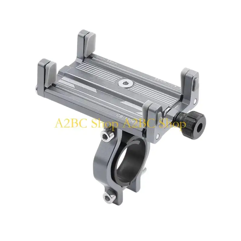 A2BC Strong Motorcycles Smartphone Mount with Charging Port Access & Not Slip Grip Aluminum Rack for Long Distance Travel