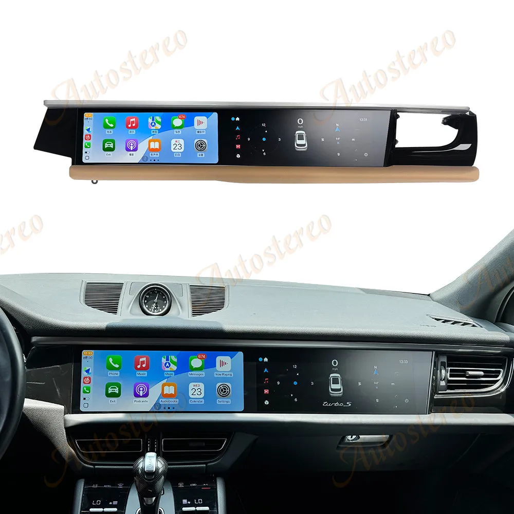 

Android Dual Screen For Porsche Macan PCM5 2018-2024 Car Radio Multimedia Playe CarPlay Car GPS Navigation Head Unit Auto Stereo