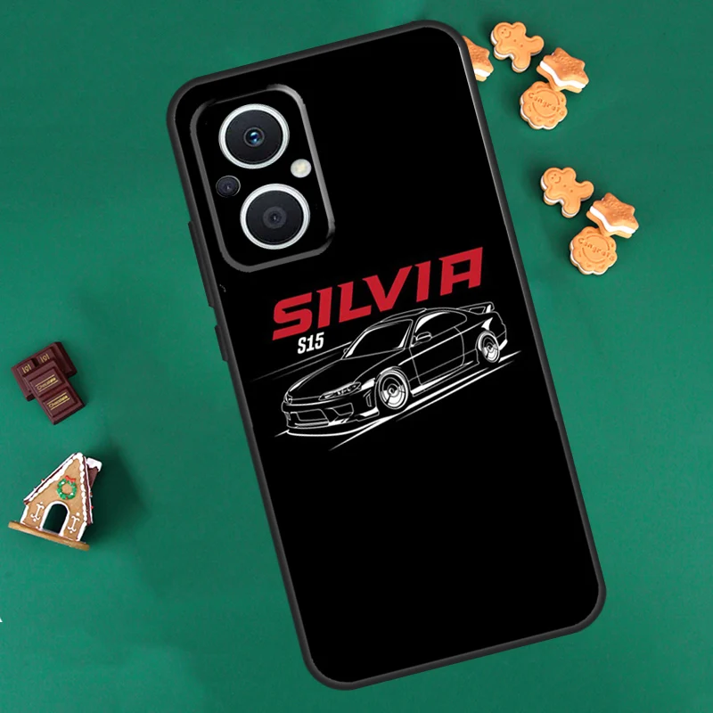 Silvia S15 JDM Tuner Cars Case For OPPO Reno 10 Pro 4Z 5Z 8T 4 5 6 7 8 Lite OPPO Find X6 Pro X3 X2 Neo X5 Lite Cover