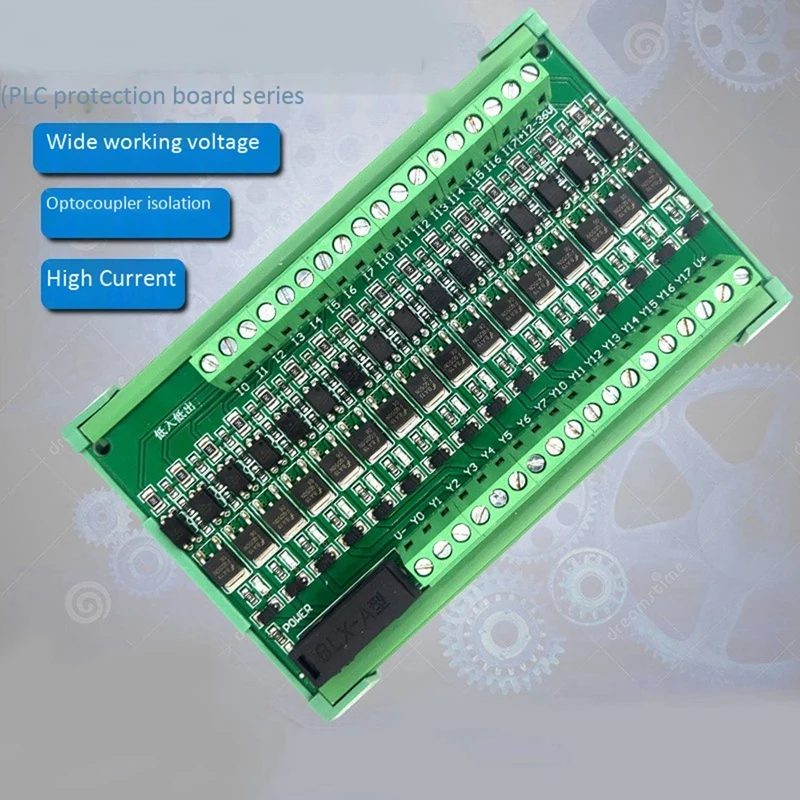 2X scheda amplificatore PLC a 16 vie scheda di isolamento scheda di protezione scheda Transistor ingresso uscita NPN/PNP NPN