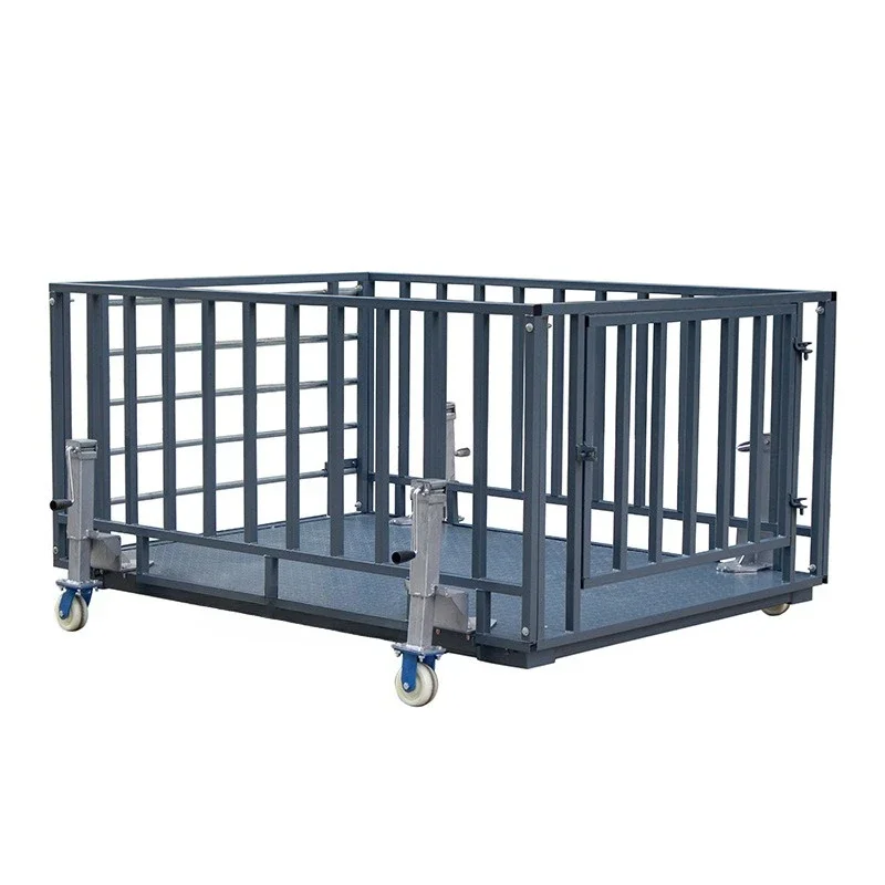 Farm scale Pig scale Cattle anti-remote control scale Thickened with fence High precision movable
