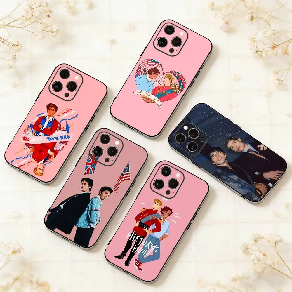 

R-Red W-White and royal blue Phone Case For iPhone 17,16,15,14,13,12,11 Plus,Pro Max,XS,Soft Silicone Black Cover