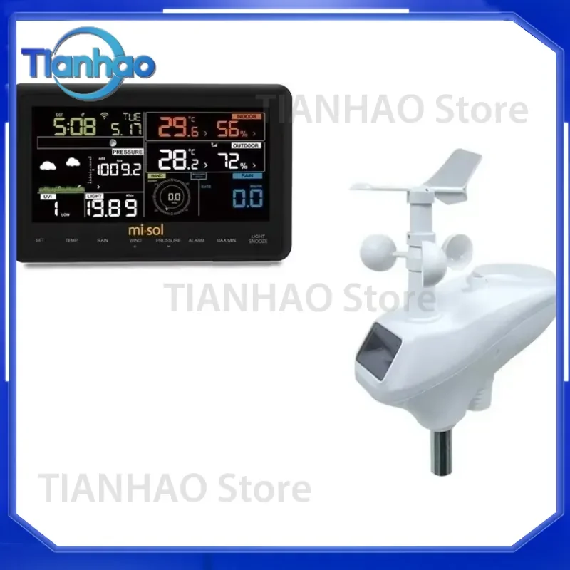 Wireless Weather Station for Weather Forecast with WiFi Connectivity to Upload Data to Weather Underground
