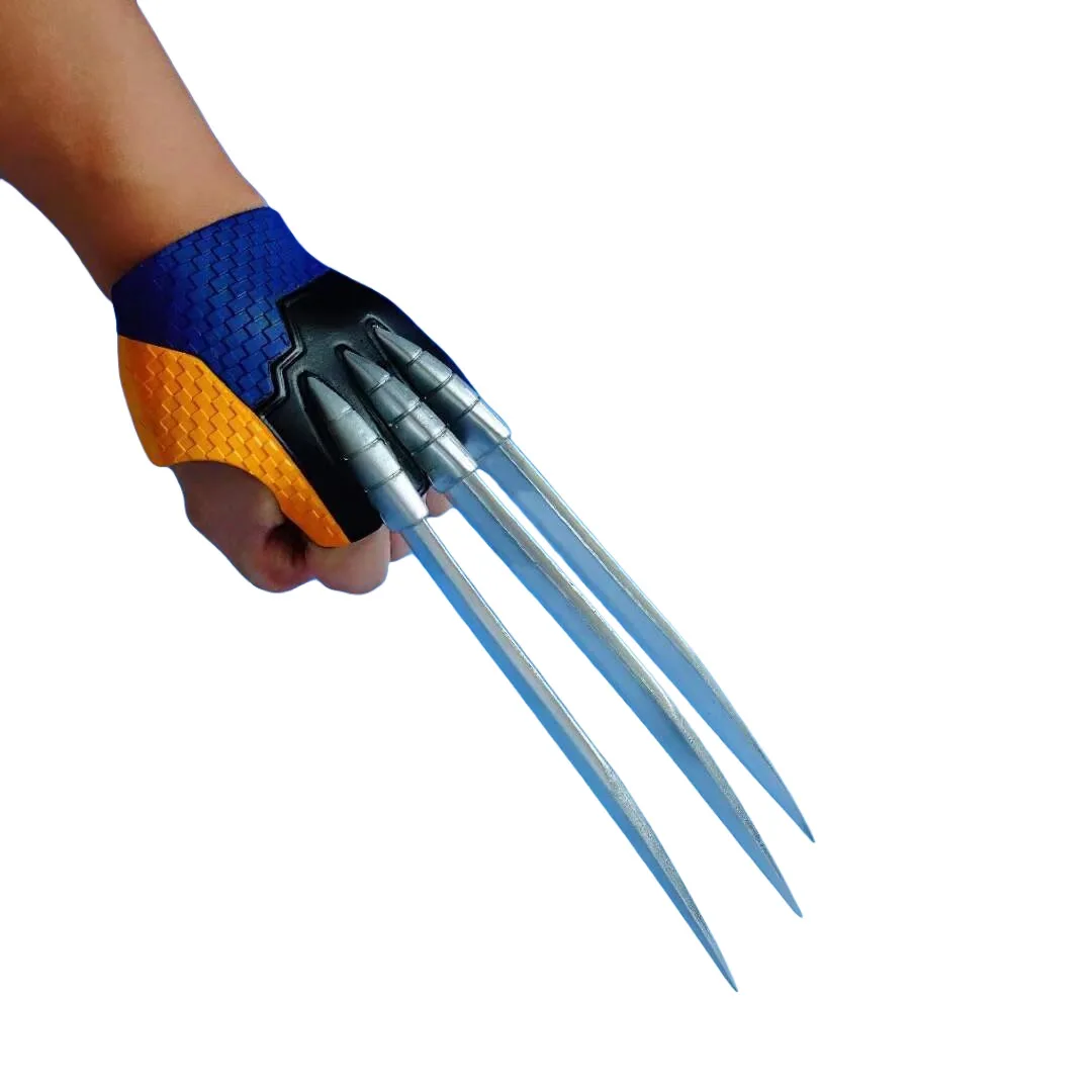 Deadpool 3 guantes de garra de Wolverine, juego divertido portátil, accesorio de COSplay, modelo de adorno, figura de juguete