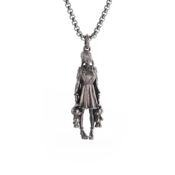 Fashionable Cute Bear Backpack Girl Pendant Necklace Women Girls Cosplay Trendy Jewelry Gift