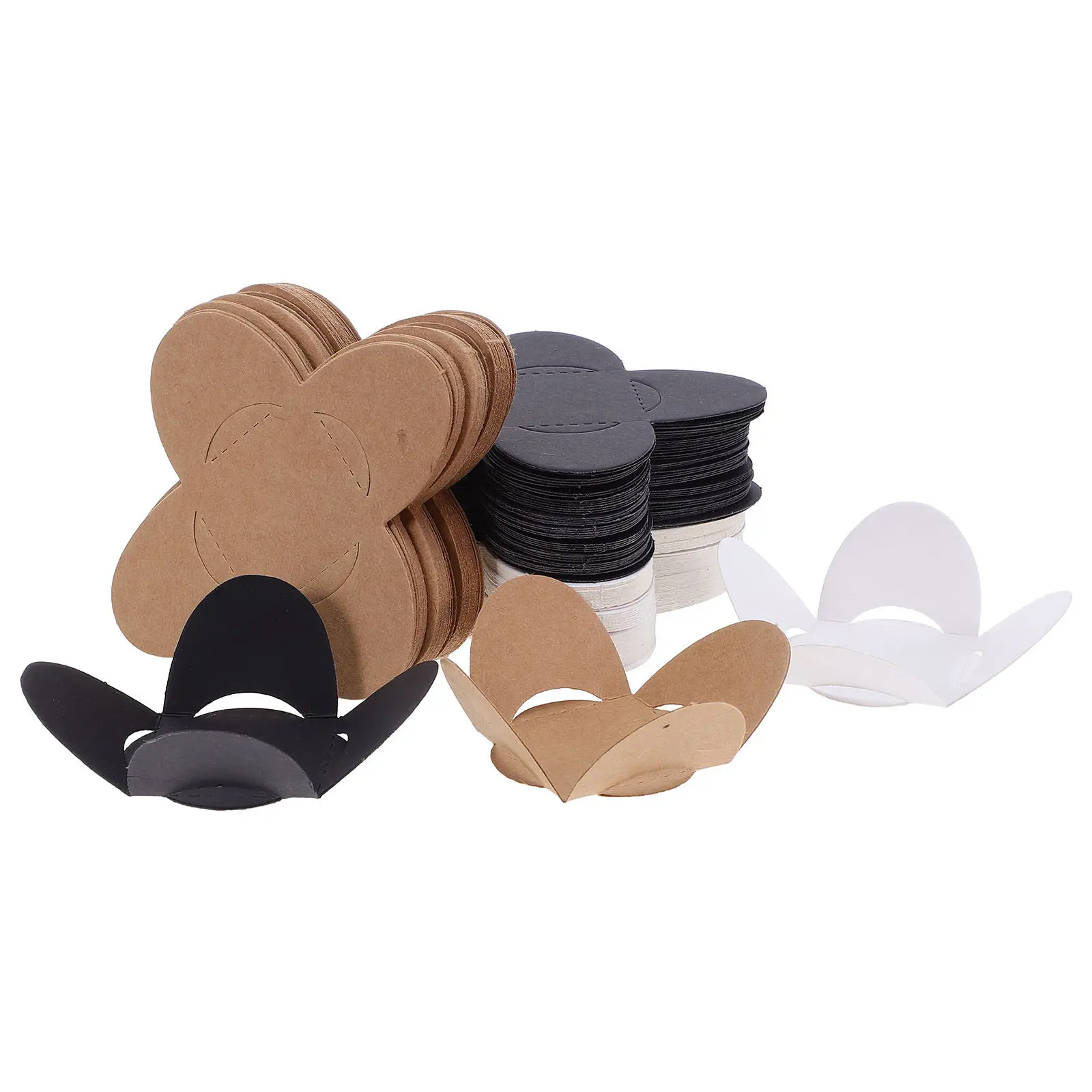 120Pcs Chocolate Truffle Liners Paper Candy Cups Mini Truffle Wrapper Liners for Wedding Birthday Bridal Shower Tea Party Events