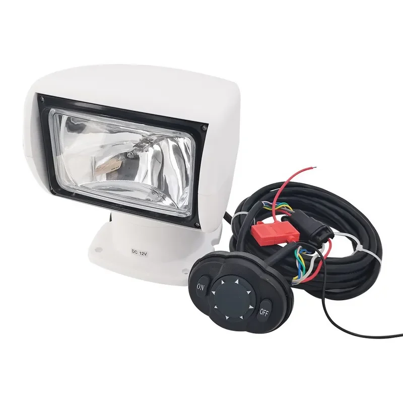 High Power 12V 24V Marine Searchlight for Yacht Speedboat Deck Headlight Waterproof Boat Lighting Accessories Navigation Lamp