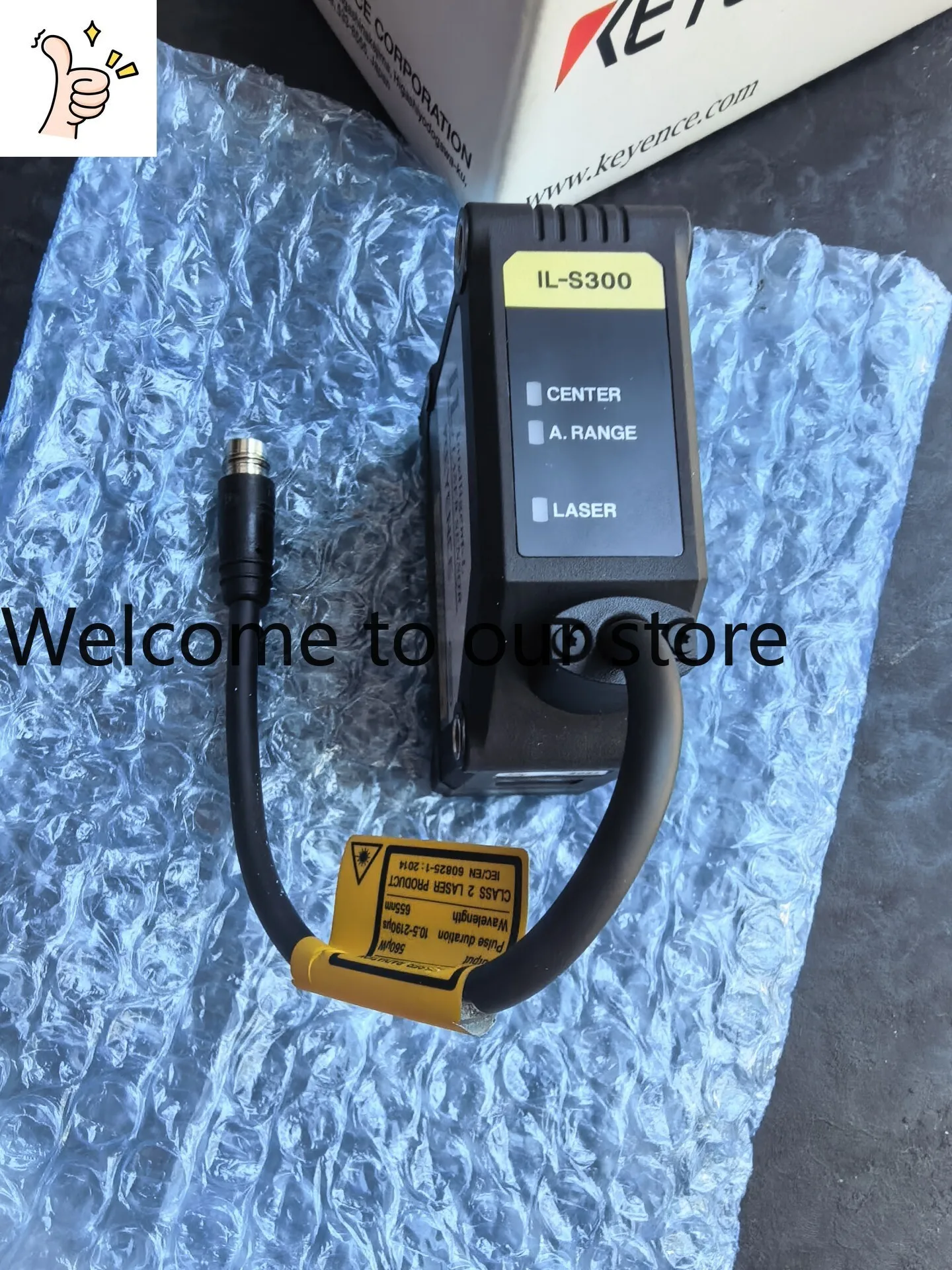 KEYENCE Il-s300 Laser Sensor, New Quality, Easy To Use Function Package. Disassembly Goods
