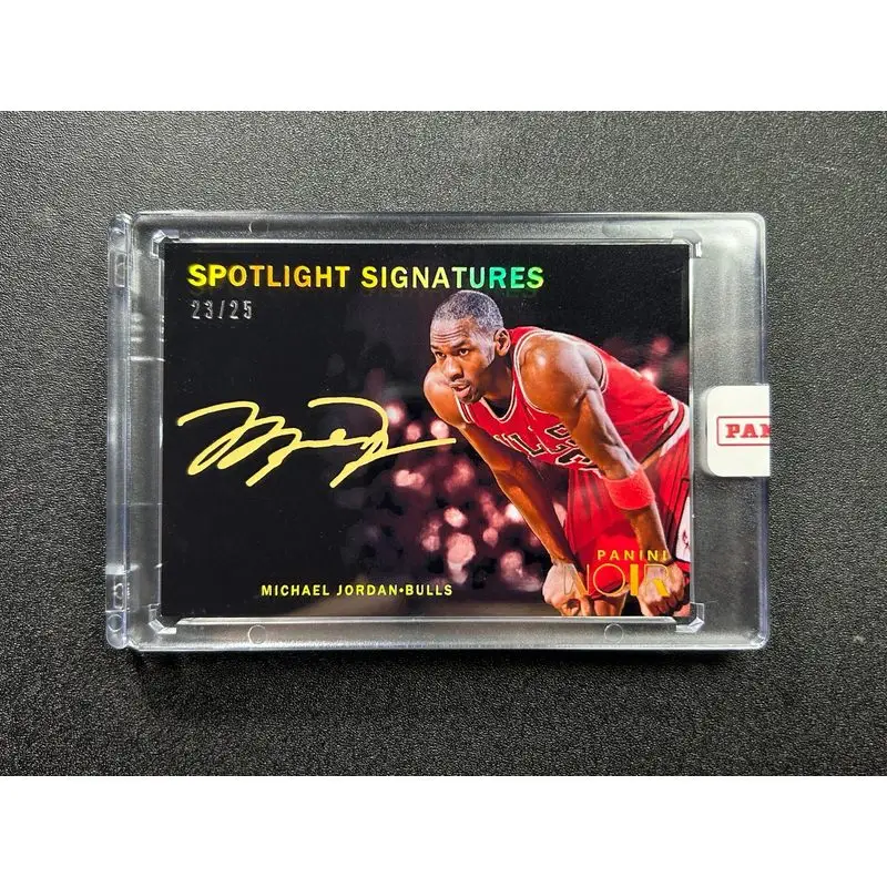 DIY Homemade NBA Soccer Cards Panini Noir Spotlight Signatures Kobe Jordan Kobe Durant Collectible Cards
