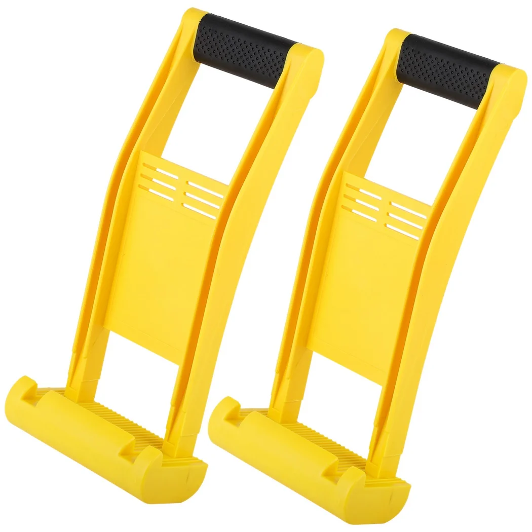 2Pcs Plasterboard Carriers Plastic Drywall Carrying Handles Panel Carrier Tool 80KG Load-Bearing Capacity Plywood Lifting Tools