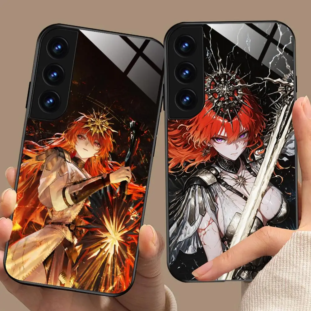 Wuthering Waves Augusta Phone Case for Samsung Galaxy S26 S25 S24 S23 S22 S21 S20 Note20 Plus FE Ultra Glass Protective Cover