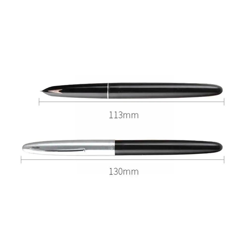 HERO 565-pluma estilográfica F de 0,5mm, pluma de tinta para oficina, rodillo de tinta para escritura, pluma de marca estilográfica escolar de acero inoxidable B5E5