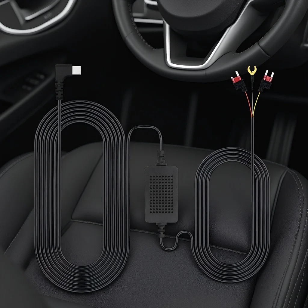 

Комплект кабелей для автомобильной видеорегистратора 3A, 3,5 м — понижающая линия 12–24 В для USB-камеры Mini/Micro/Type-C