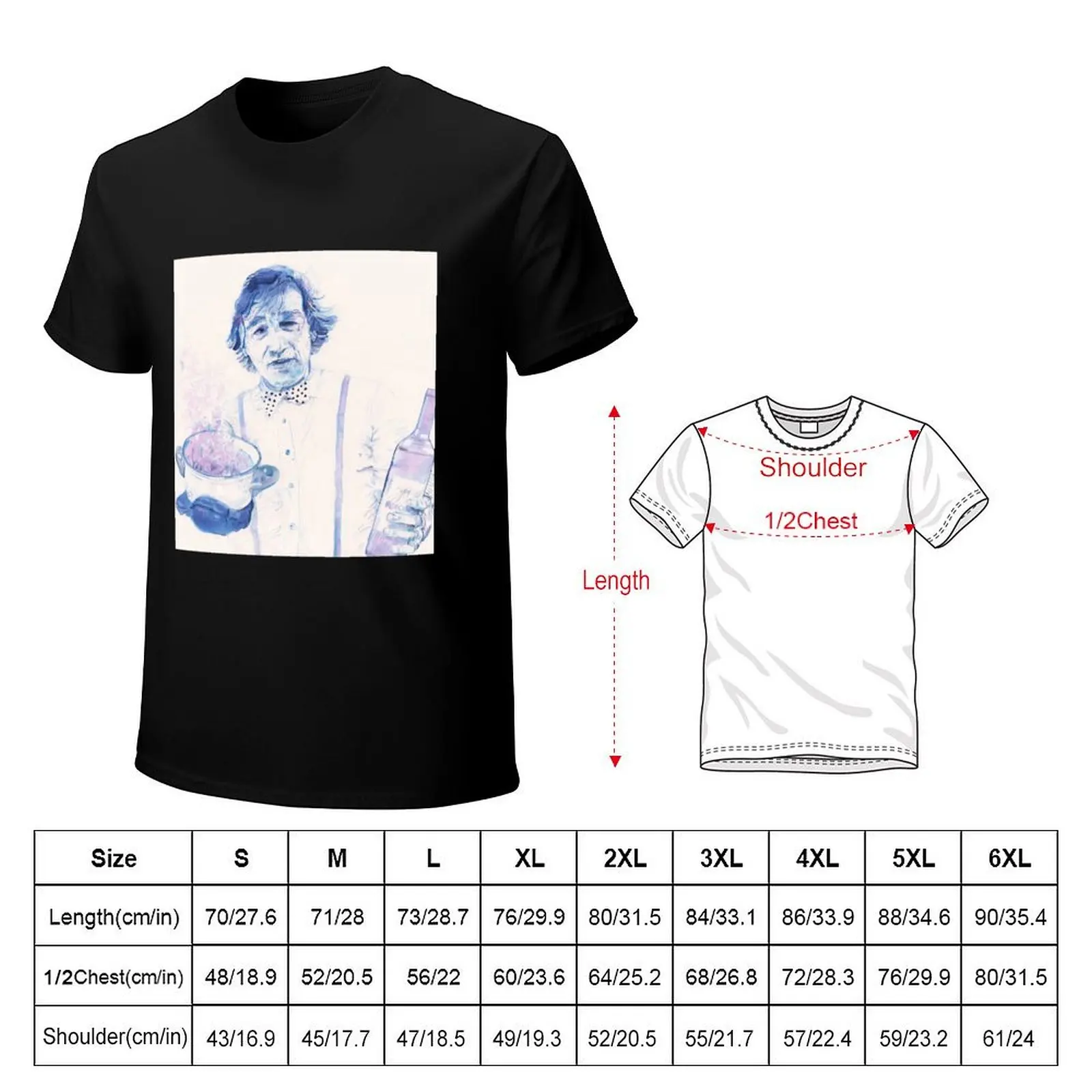 Keith Floyd T-Shirt Utility Casual Work T-Shirt