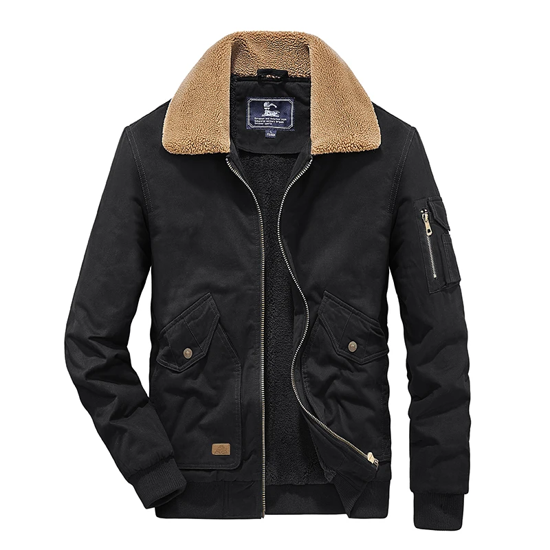 Veste cargo vintage en coton pour hommes, manteau chaud, streetwear assressenti, vêtements lomatéritive, tendance de la rue haute, mode masculine, automne, hiver