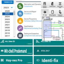 2025 Online Account for Auto data Alldata Full Pack Auto Data Haynes PRO Workshop Car Repair Software Support Mobile Login