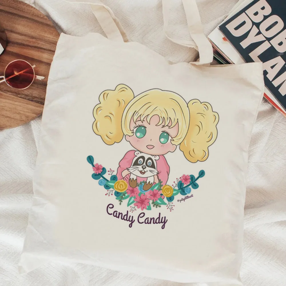 Candy Candy shopping bag recycle bag bolso reusable bolsas de tela handbag tote bag reusable fabric sacolas