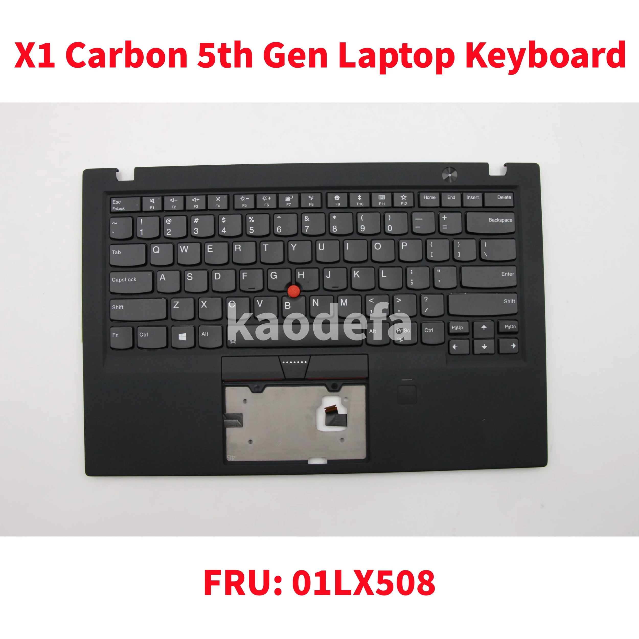 

For Lenovo ThinkPad X1 Carbon 5th Gen Laptop Keyboard FRU: 01LX508