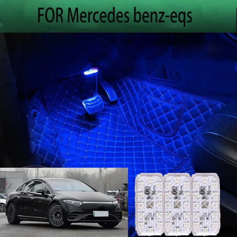 

FOR Mercedes benz-eqs LED Car Interior Ambient Foot Light Atmosphere Decorative Lamps Party decoration lights Neon strips