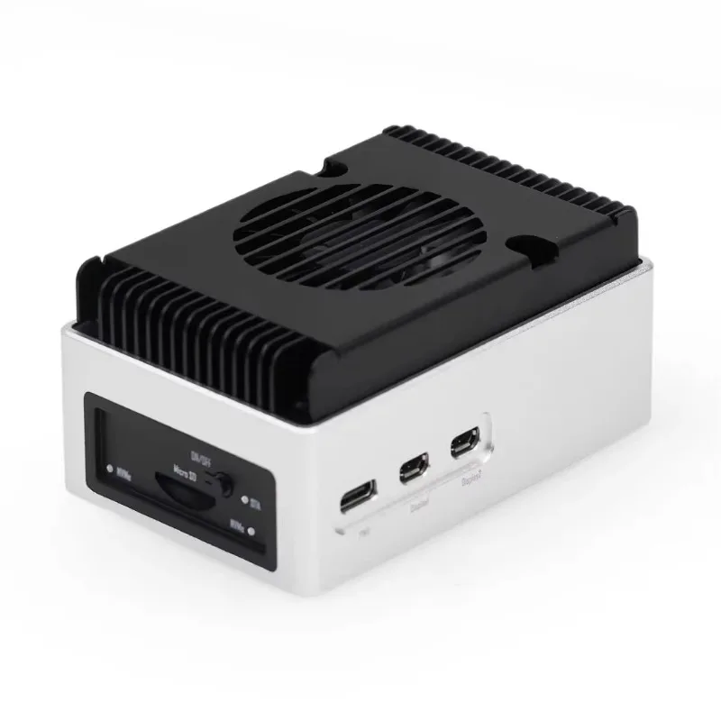 R2130-12 High-Performance Edge AI Mini PC with 8GB RAM and Hailo-8 Acceleration Module