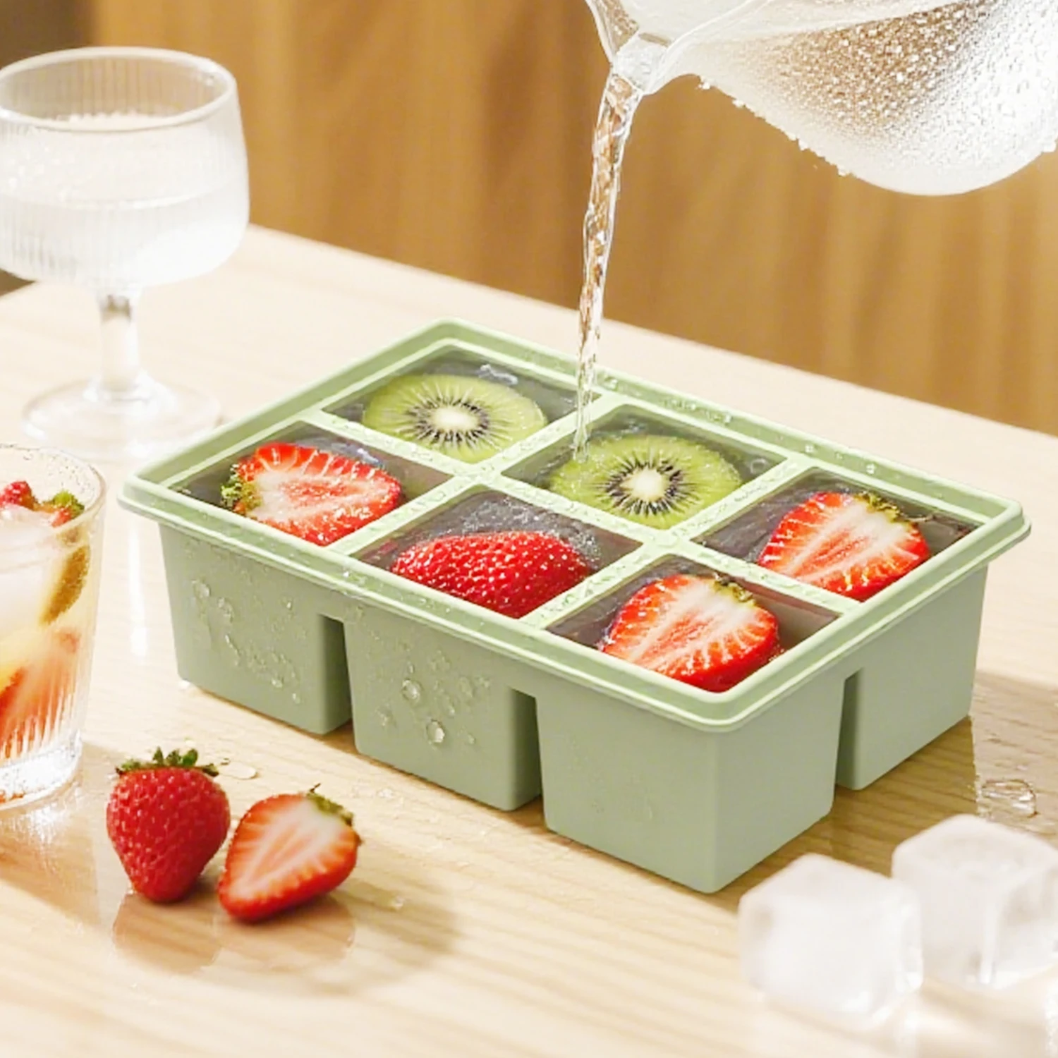 실리콘 칸막이 얼음틀 쉽게 분리되는 바 위스키 얼음 조 - Citrus Juicer Bar 리뷰 및 가격
