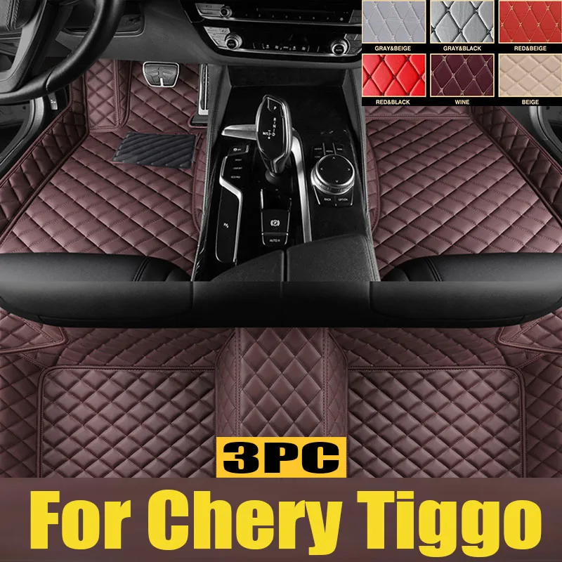 

TPE Custom Car Floor Mats For Chery Tiggo 5X Plus 2017 2018 2019 2020 2021 2022 2023 Waterproof Carpet Auto Interior trunk mat