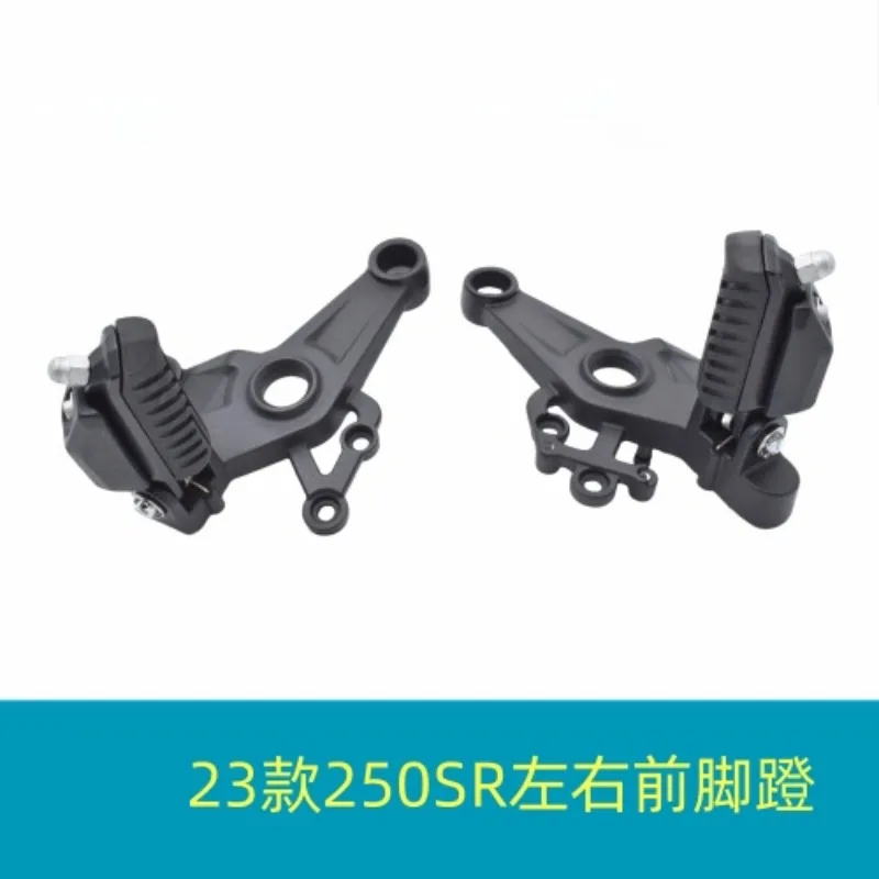 For CFMOTO CF250-6 250SR CF300SR Front Left Right Pedal Foot Rest Peg Bracket Footrest Footpeg Motorcycle Parts