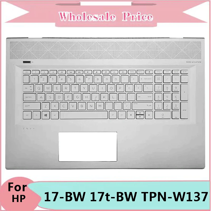 

New Original For HP ENVY 17-BW 17t-BW TPN-W137 Laptop Palmrest Case Keyboard US English Version Upper Cover