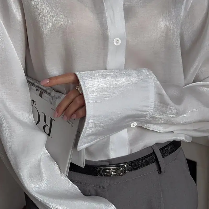 เสื้อผ้าผู้หญิงสำหรับฤดูใบไม้ร่วงปี 2025 แบบยาว สวมใส่สบาย ระบายอากาศได้ดี อ่อนโยนต่อผิว ทนทานต่อการเปื้อน