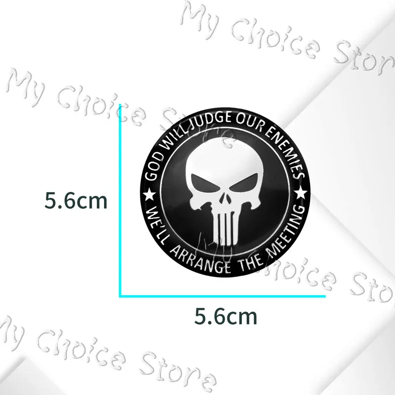 Universal Auto Decor 4Pcs 56mm Skull Emblem Car Wheel Center Hub Cap Rim Hub Dustproof Cover Sticker Car Styling Accessories