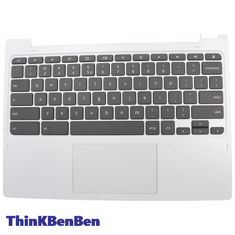 US English White Keyboard Upper Case Palmrest Shell Cover For Lenovo Ideapad Flex 3 CB 11 11M735 C330 Chromebook 5CB0S72817