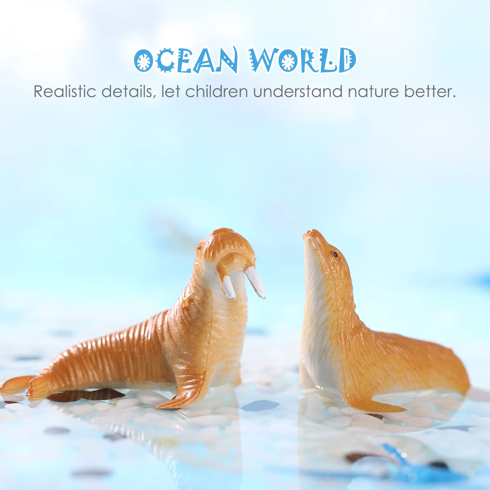 Realistic Deep Sea Animals Toy Mini Underwater Ocean Figurines Child Realisitic Toys