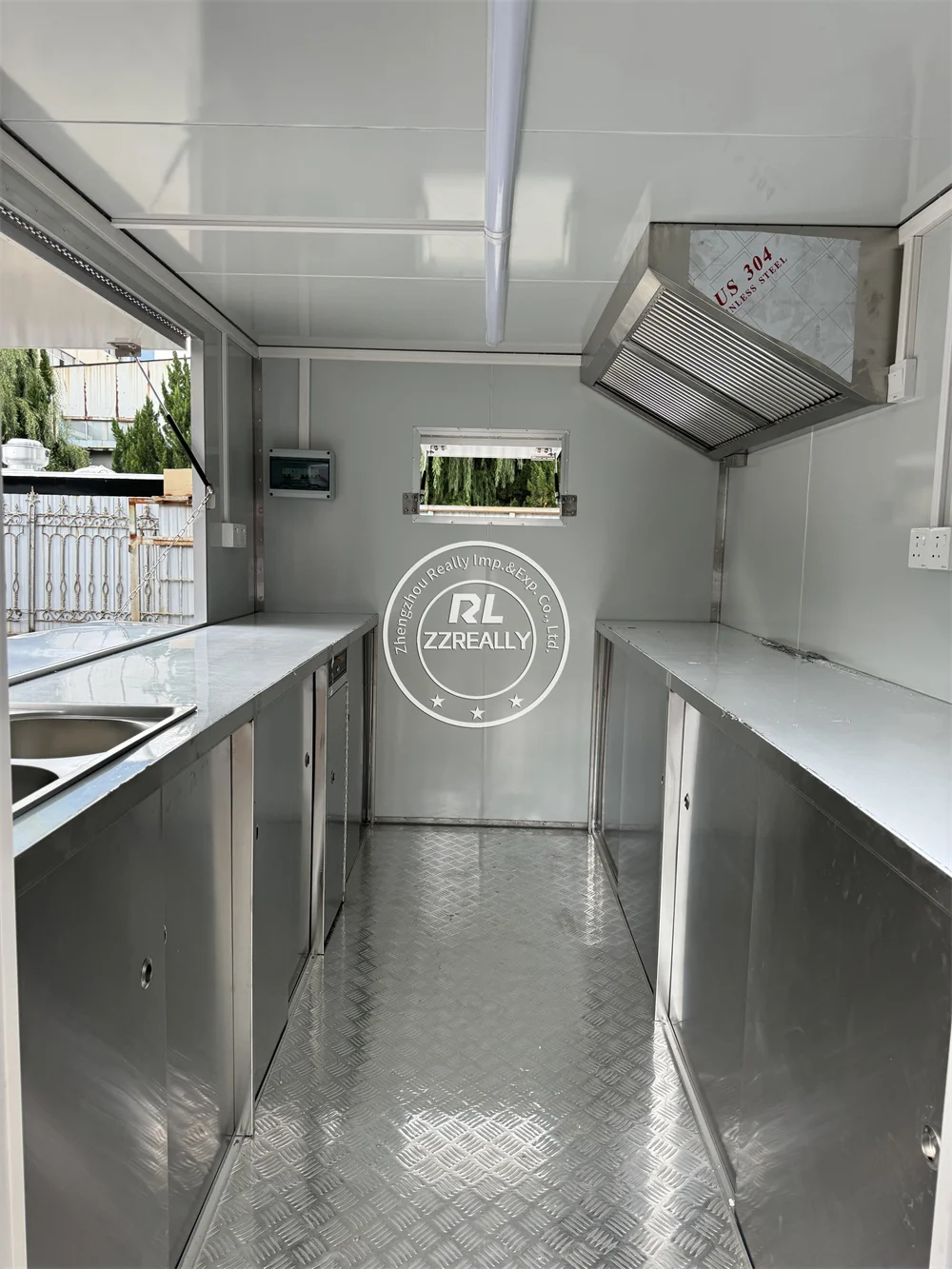 امتياز عربة الآيس كريم شاحنة طعام مطبخ متنقل مجهزة بالكامل مقهى كشك مقطورة طعام الشارع