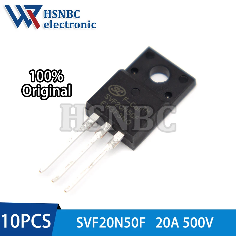 

10PCS SVF20N50F 20N50 SVF20N50 TO-220F 500V 20A N-channel Power MOSFET Transistor 100% New Original