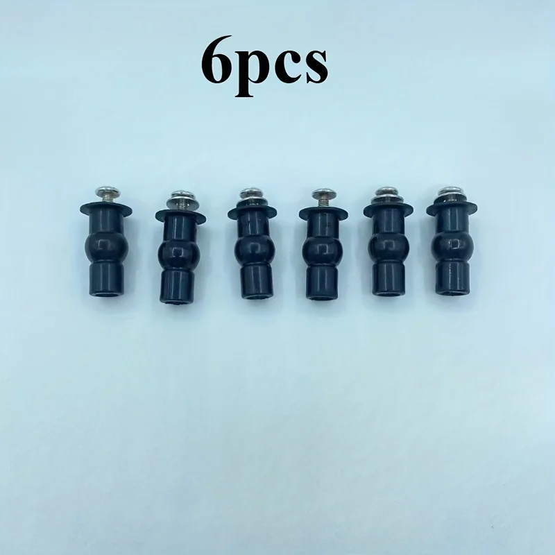 6Pcs Toilet Seat Screws Fittings Toilet Seat Hinge Connector Quick Release Mounting Buckle Replacement Toilet Accessories