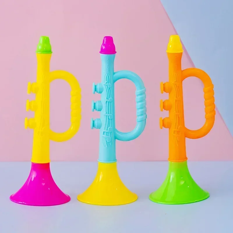 10PCS Baby Music Toys Children Early Montessori Educational Toy Colorful Musical Instruments Games for Kids Trumpet Random Color