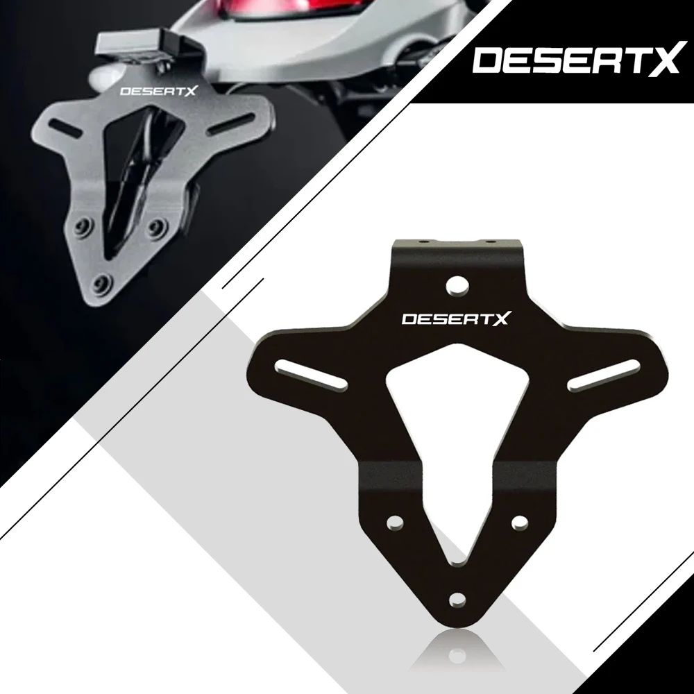 

For Ducati Desert-X Rally 2022-2026 Motorcycle Rear Tail Tidy Fender Eliminator kit Desert X Registration Plate Holder Bracket